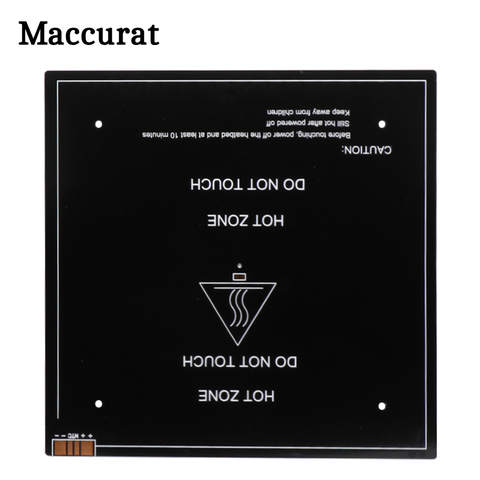 1PC 235*235*3.0mm 3D Printer Parts Black MK3 24V 220W Hotbed Latest Aluminum Heated Bed For Creality Ender-3/3S 3D Printer ► Photo 1/6