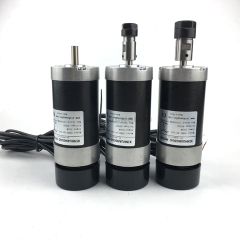 DC 48V 500W Brushless Spindle Motor Engraving Spindle Motor ER11 / ER16 Collet for Mini Lathe CNC Router Machine Tool ► Photo 1/6