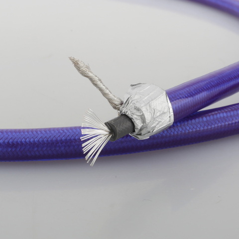 Audio Silver Plated Silver plated RCA Digital cable coaxial cable silver plated for DIY ► Photo 1/6
