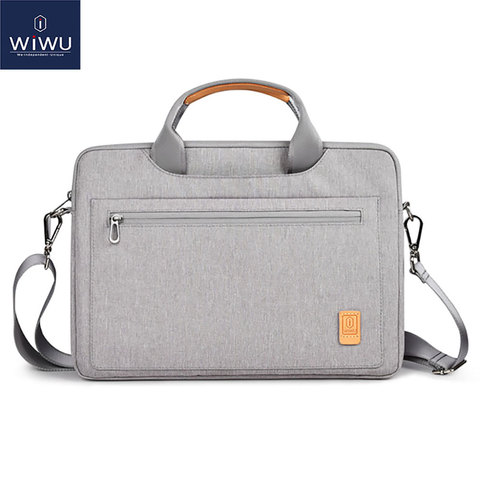 WIWU Laptop Bag Case 13 14 15.4 16 Waterproof Notebook Bag for MacBook Air 13 Case Women Men's Shoulder Bag for MacBook Pro 16 ► Photo 1/6