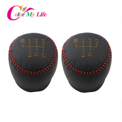 Color My Life Leather 5 6 Speed MT Car Shift Knob Protection Collars Cover for Chevrolet Cruze Sedan Hatchback 2009 - 2015 GE ► Photo 1/6