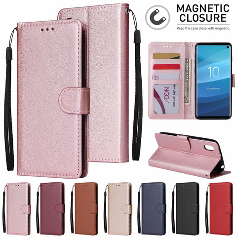 Leather Case For Samsung Galaxy S20 Ultra Plus S10 Lite 2022 A01 A21 A41 A51 A71 A81 A91 A70E A70S A50S A40S A20 A10 A30 S Coque ► Photo 1/6