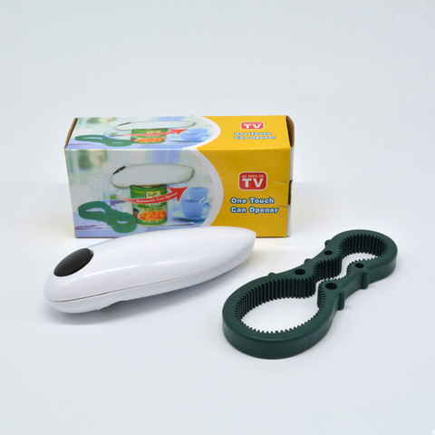 1 Set Electric Can Opener, Restaurant Can Opener Smooth Edge Automatic Can Opener Great Kitchen Gadget Chef's Choice (White) ► Photo 1/1