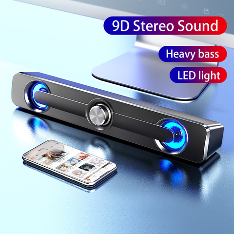 USB Wired speaker bluetooth speaker large volume wireless subwoofer portable speakers For PC Computer Sound bar Box ► Photo 1/6