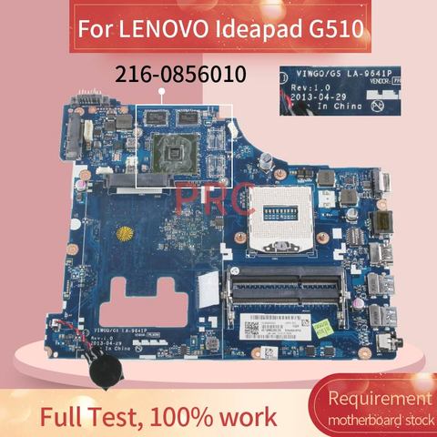 90003671 For LENOVO Ideapad G510 Notebook Mainboard LA-9641P SR17E 216-0856010 DDR3 Laptop Motherboard ► Photo 1/6