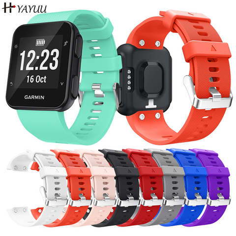 YAYUU Silicone Watch Strap for Forerunner 35 Wrist Strap Bracelet for Garmin Forerunner 35 Smart Watch Replacement Band ► Photo 1/6