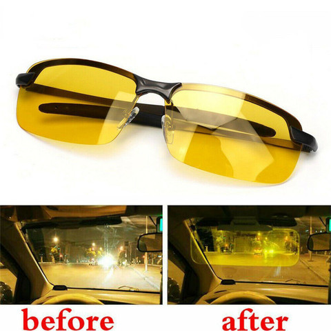 Unisex Night Vision Driver Goggles Sun Glasses Car Driving Glasses UV Protection Sunglasses Eyewear Polarized Sunglasses ► Photo 1/6