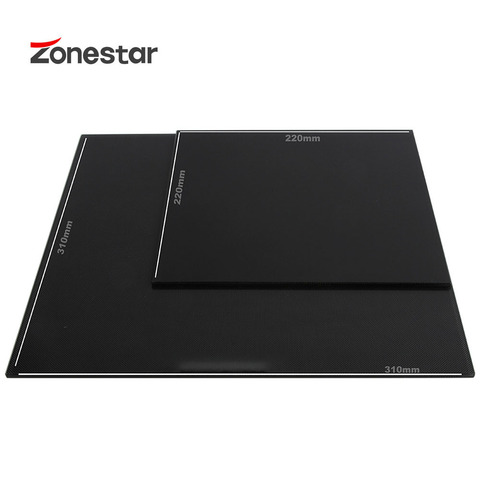 ZONESTAR SuperBase Coated tempered Glass Easy Remove 3D Printer Platform Heated Build Surface Plate Compatible for MK2 MK3 ► Photo 1/5