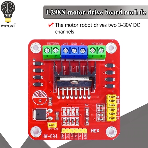 L298N DC Motor Driver Module Stepper Motor Dual H Bridge Max 20W 2A / Bridge For Arduino ► Photo 1/6