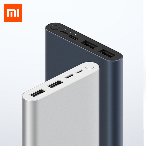 10000mAh Xiaomi Mi Power Bank 3 External Battery Bank 18W Quick Charge Powerbank 10000 with USB Type C for Mobile Phone ► Photo 1/1