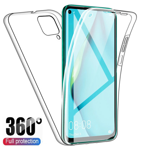 360 Transparent Shockproof Silicone Case For Huawei P40 Lite E 5G P40 Pro P30 Lite 2022 P30 Pro New Edition Nova 5T Full Cover ► Photo 1/6