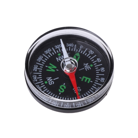 New Portable Mini Precise Compass Practical Guider for Camping Hiking North Navigation Survival Button Design Compass ► Photo 1/6
