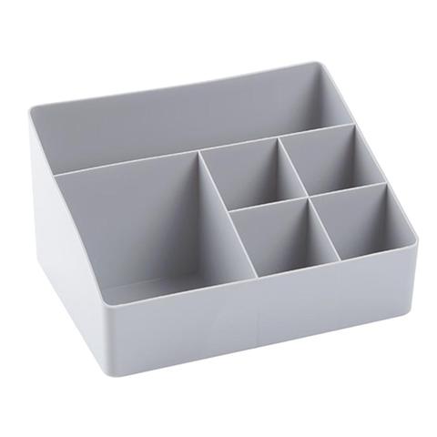 6 Grids Desk Makeup Organizer Cosmetic Storage Box Case Brush Lipstick Holder Home Office Supplies ► Photo 1/6