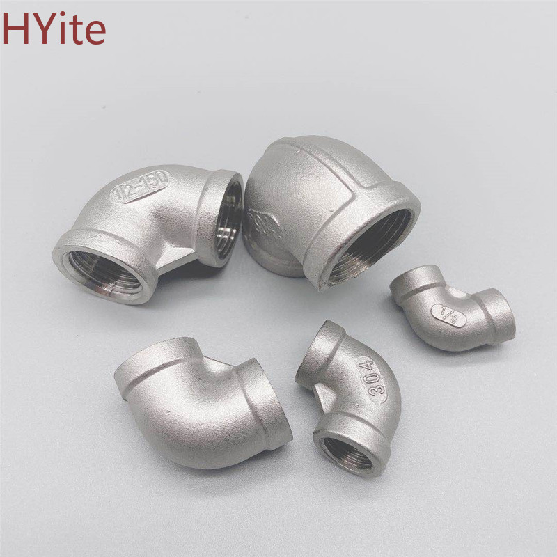 1/2" 3/4" 1" 1-1/4" 2" BSP Female 304 Stainless 45 Degree Elbow Pipe Fittings 