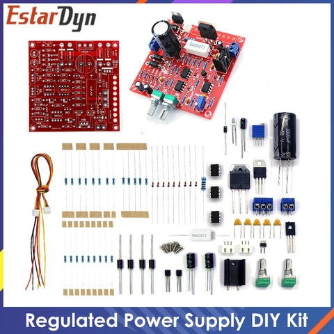 0-30V 2mA-3A DC Regulated Power Supply DIY Kit Continuously Adjustable Current Limiting Protection Voltage Regulator Set ► Photo 1/4