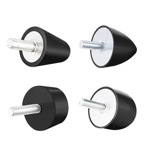 uxcell Conical Rubber Mount Vibration Isolators with M8 M10 Studs for Fitness Equipment Air Conditioning and Bicycle ► Photo 1/1