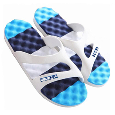 Men's sandals Korean version summer word slippers couple Flip Flops Indoor Outdoor  beach Anti-skid soft bottom Slippers ► Photo 1/6