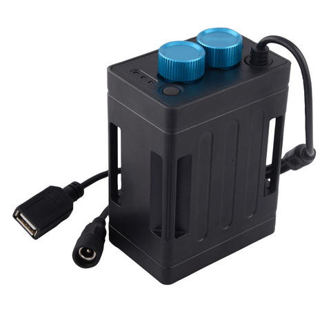 Waterproof 18650 Battery Power Bank Case Box USB Charging Phone DC 8.4V Battery Pack Case Box For Led Bike Light ► Photo 1/6