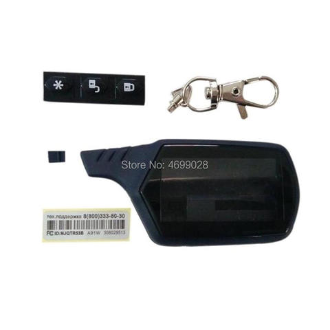 10PCS/lot A91 Key Shell Keychain Body Case For 10 PCS/lot Starline A91 A61 B9 B6 B91 B61 KGB FX-7 lcd Remote Control Car Alarm ► Photo 1/1