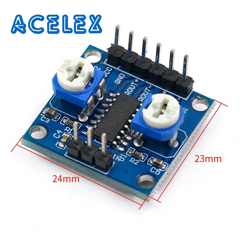 1pcs PAM8406 Digital amplifier board with volume potentiometer 5Wx2 Stereo ► Photo 1/5