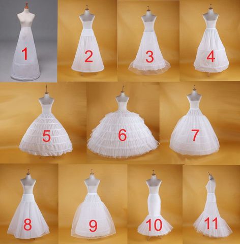 Bridal Wedding Petticoat Hoop Crinoline Prom Underskirt Fancy Skirt Slip ► Photo 1/6