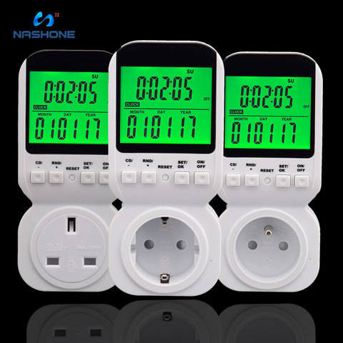 Nashone Multi-Function Temperature Controller Thermostat Switch Timer Socket with Sensor Probe Adjustable Temperature Thermostat ► Photo 1/6