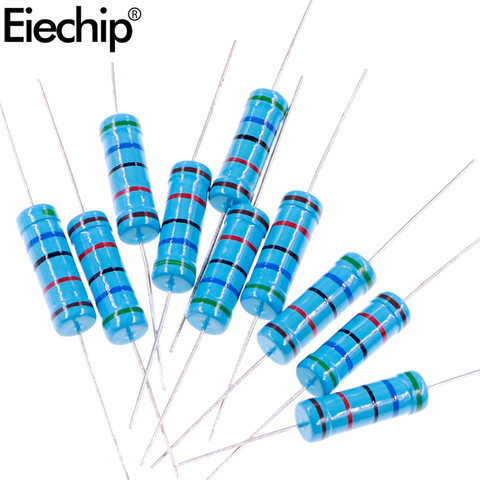 2 watt resistor 13 value set of resistance Kit ,Metal film resistors 0.33R 1R 1.5R 2.2R 2.7R 3.9R 4.7R 5.1R 6.2R 6.8R 7.5R 8.2R ► Photo 1/4