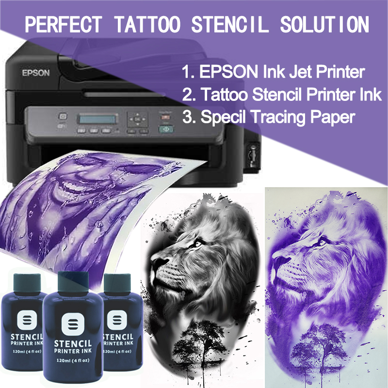 bur kor indre FedEx FREE SHIPPING TATTOO STENCIL PRINTER INK FOR INKJET PRINTER( 10 PIECE  TRANCING PAPER FREE) Ink Jet stencil - Price history & Review | AliExpress  Seller - TaInk Tattoo Store | Alitools.io