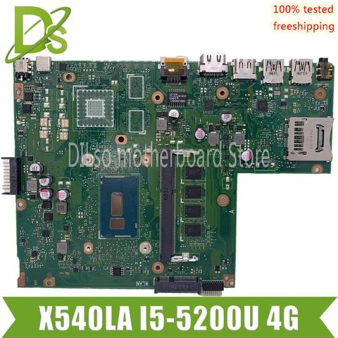 KEFU X540LJ motherboard For ASUS X540L F540LA X540LA Laptop motherboard 4G RAM I5-5200U REV2.1 Test work 100% ► Photo 1/5