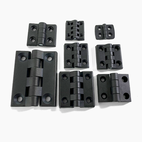 10pcs/Set Black Color Nylon Plastic Butt Hinge for Wooden Box Furniture Electric Cabinet Hardware ► Photo 1/6