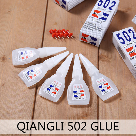 1/5Pcs 502 Glue Super Glue Cyanoacrylate Adhesive Strong Bonding Fast Repair Tool For Leather Rubber Plastic Wood Metal ► Photo 1/6