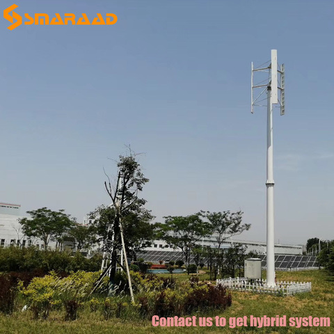 CE Certificated 5kw 10kw 20kw120v 220v 380v Vertical Wind Turbine Generator Low Speed Could Do Hybrid  System With Solar Panel ► Photo 1/6