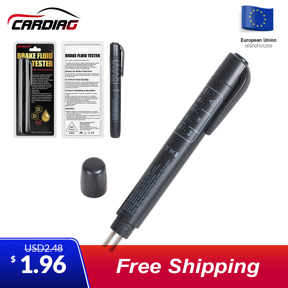 Accurate Oil Quality Check Pen Universal Brake Fluid Tester Car Digital Tester 