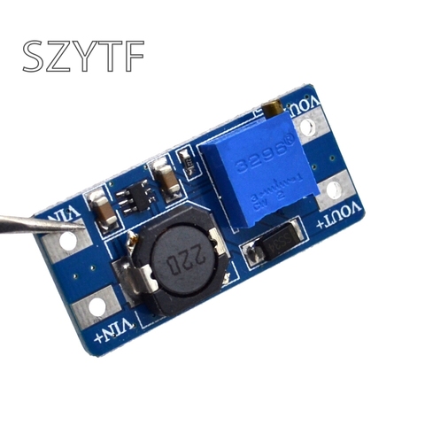 5pcs MT3608 DC-DC Step Up Power Apply Module Booster Power Module MAX output 28V 2A for Arduino UNO ► Photo 1/3