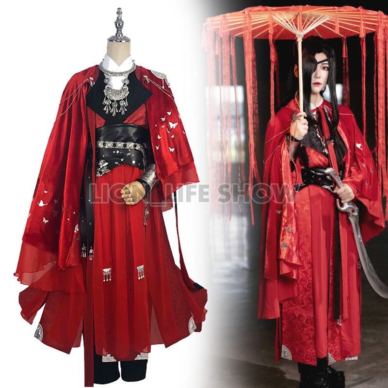 Tian Guan Ci Fu Heaven Official's Blessing Anime Hua Cheng Black Cosplay Wig