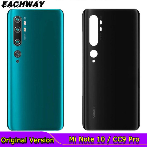 New For Xiaomi Mi Note 10 pro Battery Cover Rear Glass Door Housing For xiaomi mi note 10 mi cc9 pro Back battery Cover ► Photo 1/6