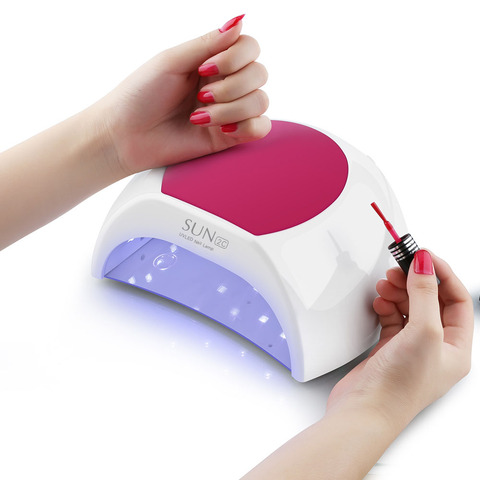 YUJIA 48W LED Light For Nail With UV Lamp For Gel Nail Polish Polishing Nail Dryer For Manicure 10s /30s /60s+90s Low Heat Mode ► Photo 1/6