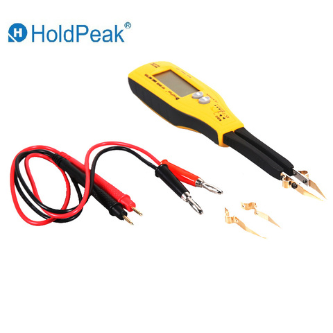 HoldPeak Digital multimeter Clip Resistor Capacitance SMD Tester Meter Multimeter Smart tweezer insulation tester Relative Value ► Photo 1/6