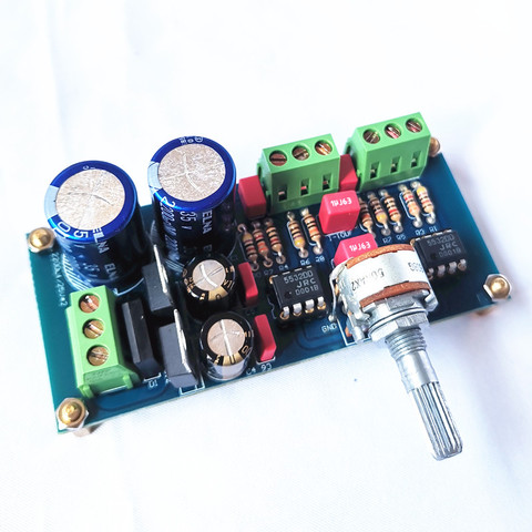 A1 preamplifier preamp diy kit  finished board  5532DD AD827  for  power amplifier ► Photo 1/6