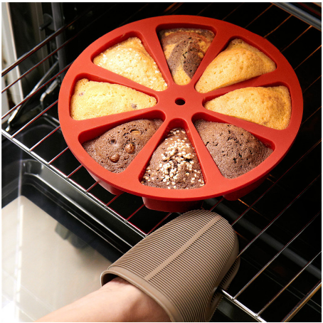 Bakeware Molds Cake Pan Silicone Cake Mold Pudding Triangle Cakes Mould Muffin Baking Tools Fondant  Cake Molds ► Photo 1/5