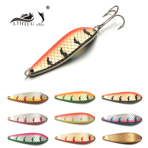 LTHTUG 18G Big Spoon Bait BUCH SPESIAL Fishing Lure Environmental Protection Copper Blank Metal Spoons Pike Salmon Spinner ► Photo 1/6