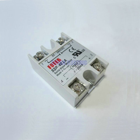 SSR-40LA 4-20mA Input AC 24-380V 40A Output 1 Phase Voltage Regulator Solid State Relay SSR ► Photo 1/1