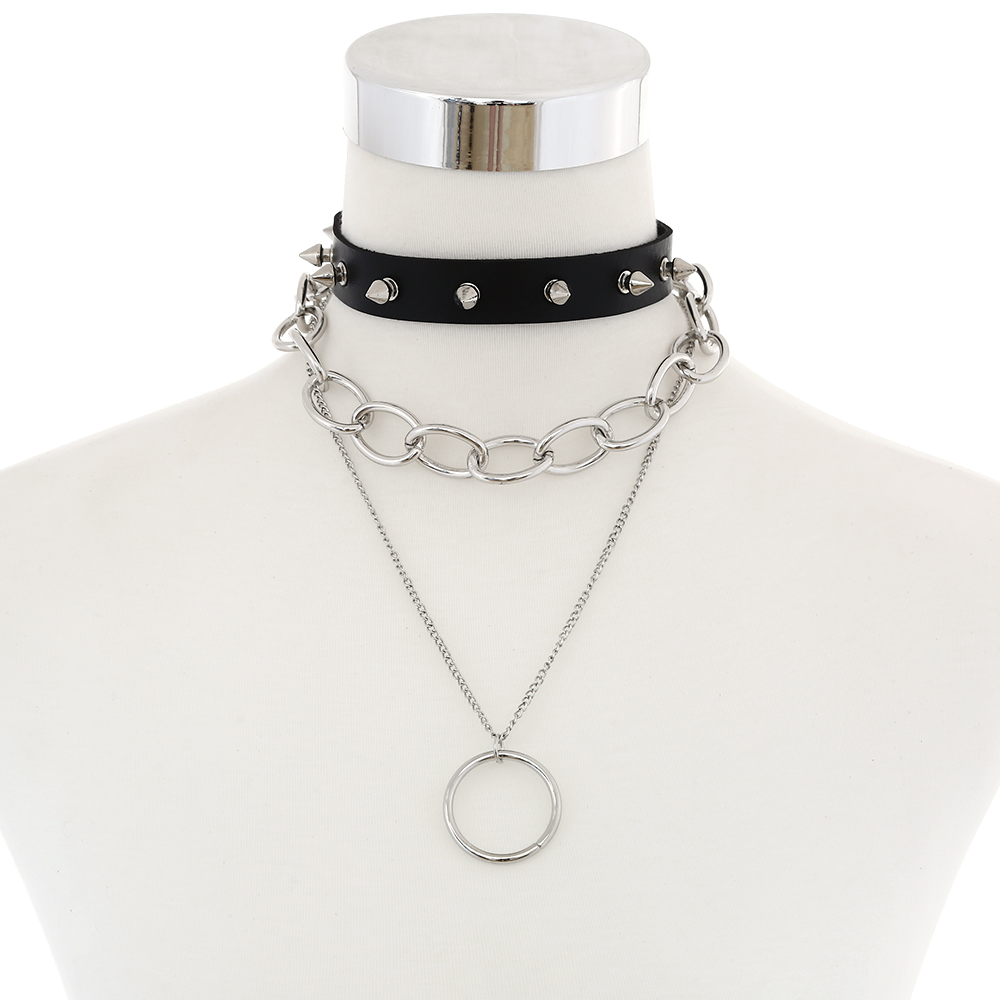 Spencer's, Jewelry, Goth Emo Necklace Bundle