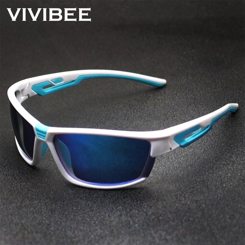 Grid Grey Frame Sports Sunglasses 100% Polarized Men Outdoor Cycling Goggles Women Night Vision 2022Fishing UV400 Mirror Shades ► Photo 1/6