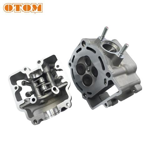 OTOM Motorcycle Cylinder Head Assembly With Rocker Arms Spark Plug Valves For ZONGSHEN NC250 Parts ZS177MM KAYO T6 BSE ZS250GY ► Photo 1/6