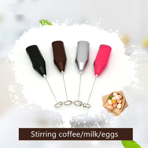 Portable Coffee Blender  Electric Milk Mixer  Stainless Steel Blender  Hand Mixer 5 Batteries Small Blender Kitchen Product ► Photo 1/6