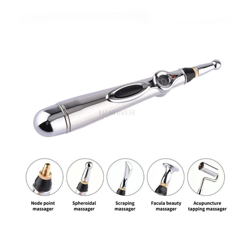 5 Heads Electronic Acupuncture Pen Electric Meridians Laser Therapy Heal Massage Pen Meridian Energy Pen Relief Pain Tools ► Photo 1/1