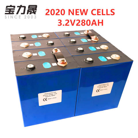 Grade A 8PCS 3.2V280Ah lifepo4 Battery Lithium Iron Phosphate Cell solar 12V560AH 24V300Ah cells not 200Ah EU US TAX FREE ► Photo 1/6