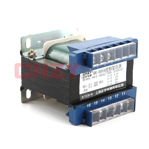 JBK SERIES 50W 100W CONTROL TRANSFORMER POWER VOLTAGE CAN OEM Face mask machine use AC220V/380V to 6V/9V/12V/15V/18V/24V/36V ► Photo 1/4