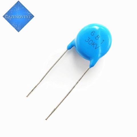 1pcs/lot High voltage ceramic chip ceramic capacitor 681K 30KV 680PF 30KV681 In Stock ► Photo 1/1